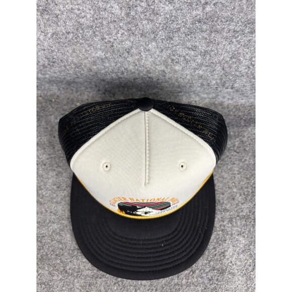 Pendleton Glacier National Park Hat Cap Snap Back Trucker Rope Mens Black White - Picture 2 of 5